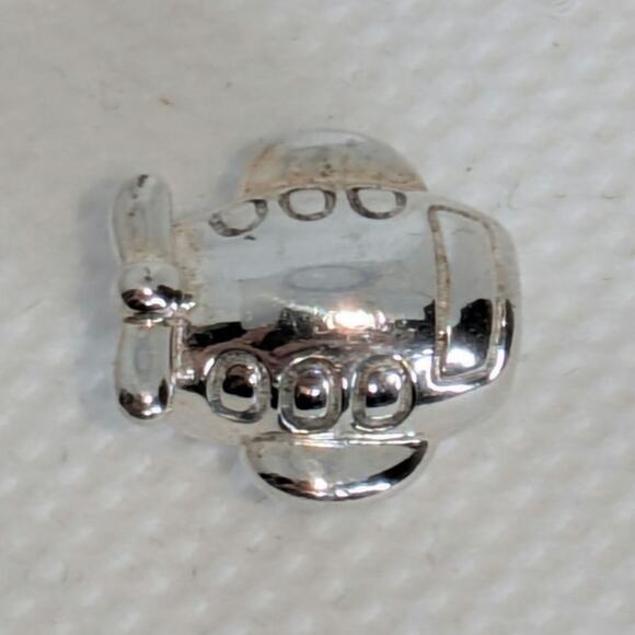 RETIRED PANDORA AIRPLANE CHARM STERLING SILVER 925 ALE 790561 TRAVEL & ADVENTURE - Picture 3 of 4